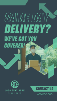 Courier Delivery Services Facebook story Image Preview
