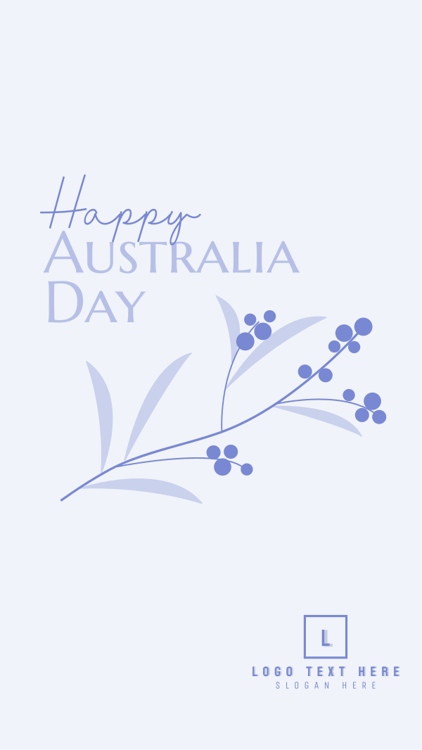 Golden Wattle  for Aussie Day Instagram Story Design Image Preview