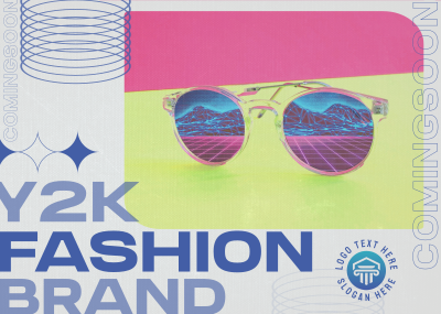 Y2K Fashion Brand Coming Soon Postcard Image Preview