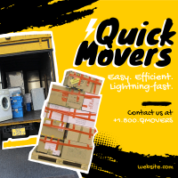 Quick Movers Instagram post Image Preview