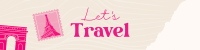 Let's Travel LinkedIn Banner Design