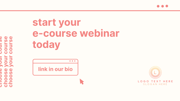 E-Course Webinar Facebook Event Cover Design Image Preview