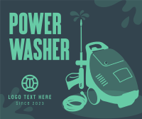 Power Washer Rental Facebook Post Design