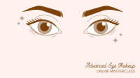 Beautiful Brows Zoom Background Design