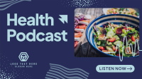 Health Podcast Facebook Event Cover Design