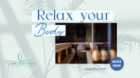 Relaxing Body Massage Facebook Event Cover Design