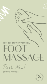 Foot Massage Facebook story Image Preview