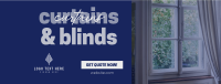 Curtains & Blinds Business Facebook Cover Design