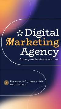 Contemporary Marketing Agency Facebook Story Design