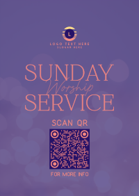 Sunday Worship Gathering Flyer Design