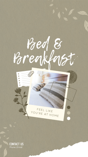 Homey Bed and Breakfast Instagram story Image Preview
