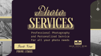 Photography Services Minimal Animation Preview