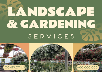 Landscape & Gardening Postcard Image Preview