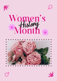Celebrating Women History Poster Design