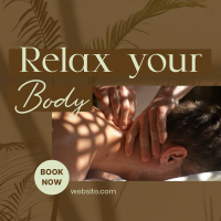 Relaxing Body Massage Instagram Post Design