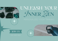 Yoga Training Postcard Image Preview