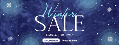 Winter Season Sale Facebook cover Image Preview