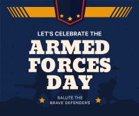 Armed Forces Day Greetings Facebook Post Design