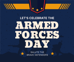 Armed Forces Day Greetings Facebook post Image Preview