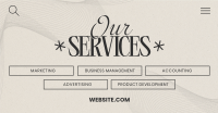 Elegant Our Services Facebook Ad Preview