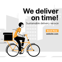 Bicycle Delivery Instagram Post Design