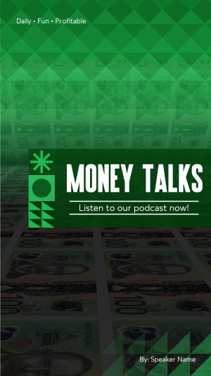 Money Talks Podcast Instagram story Image Preview