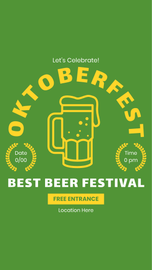 Best Oktoberfest  Facebook story Image Preview