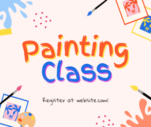 Quirky Painting Class Facebook post Image Preview