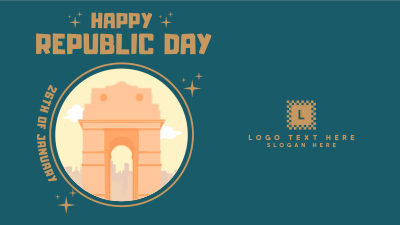 Happy Republic Day Facebook event cover Image Preview