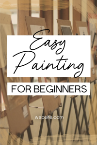 Painting for Beginners Pinterest Pin Image Preview