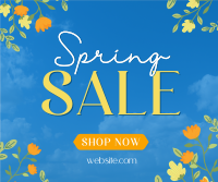 Spring Sale Flowers Facebook post Image Preview