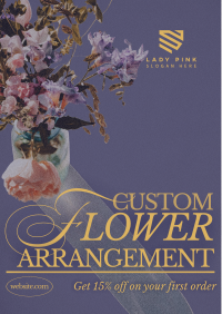 Editorial Flower Service Flyer Image Preview