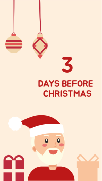 Santa Christmas Countdown Instagram story Image Preview