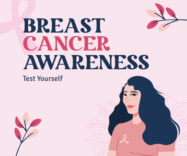 Breast Cancer Campaign Facebook Post Design Image Preview