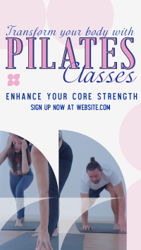 Minimalist Pilates Classes Instagram Reel Preview