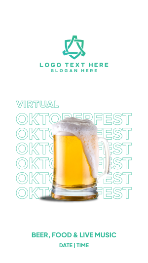 Virtual Oktoberfest Instagram story Image Preview
