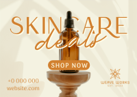 Minimalist Skincare Deals Postcard Image Preview