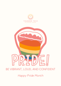 Say Pride Celebration Poster Image Preview