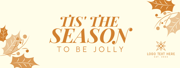 Tis' The Season Facebook Cover Design Image Preview