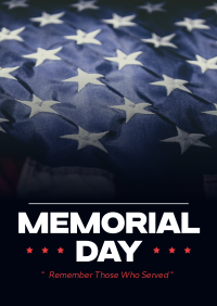 Honoring Those Who Served Poster Image Preview