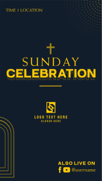 Sunday Celebration Facebook Story Design