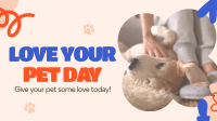 Pet Loving Day YouTube Video Design
