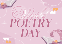 Day of the Poetics Postcard Design