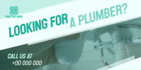 Best Plumbing Experts Twitter Post Design