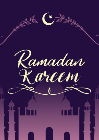 Ramadan Mosque Greeting Flyer Design