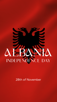 Albanian Independence Facebook story Image Preview