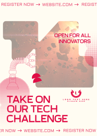 Tech Enthusiasts Challenge Flyer Design