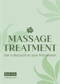 Massage Therapy Service Flyer Image Preview