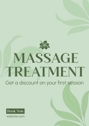 Massage Therapy Service Flyer Image Preview