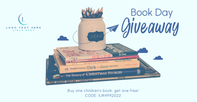 Book Giveaway Facebook ad Image Preview